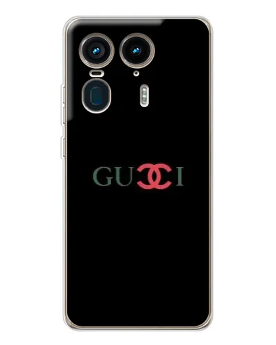 Чехол для Motorola Edge 50 Ultra с картинкой «Gucci — красный градиент» Чехол для Motorola Edge 50 Ultra с картинкой «Gucci — красный градиент»