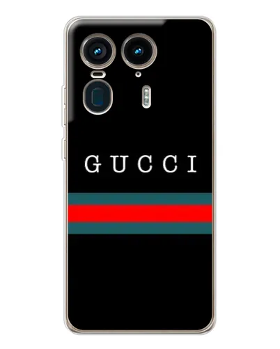 Чехол для Motorola Edge 50 Ultra с картинкой «Gucci — красный пояс» Чехол для Motorola Edge 50 Ultra с картинкой «Gucci — красный пояс»