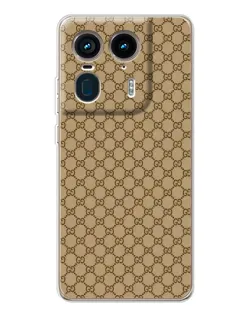 Чохол для Motorola Edge 50 Ultra з картинкою «Gucci — класичний беж»