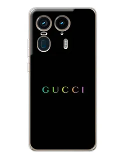 Чохол для Motorola Edge 50 Ultra з картинкою «Gucci — неоновий мінімалізм»