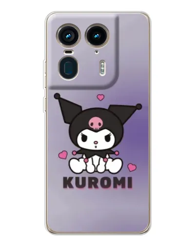 Чехол для Motorola Edge 50 Ultra с картинкой «Kuromi — фиолетовый арт» Чехол для Motorola Edge 50 Ultra с картинкой «Kuromi — фиолетовый арт»