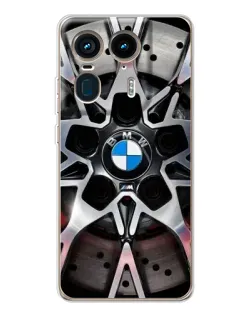 Чехол для Motorola Edge 50 Ultra с картинкой «BMW — деталь диска»