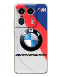 Чехол для Motorola Edge 50 Ultra с картинкой «BMW Performance стиль»