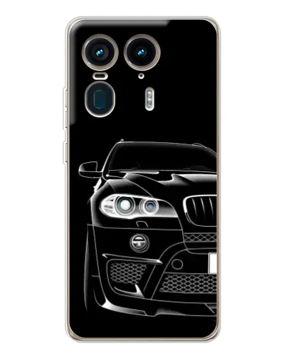 Чехол для Motorola Edge 50 Ultra с картинкой «Темный силуэт BMW» Чехол для Motorola Edge 50 Ultra с картинкой «Темный силуэт BMW»