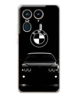 Чехол для Motorola Edge 50 Ultra с картинкой «BMW — взгляд из темноты»