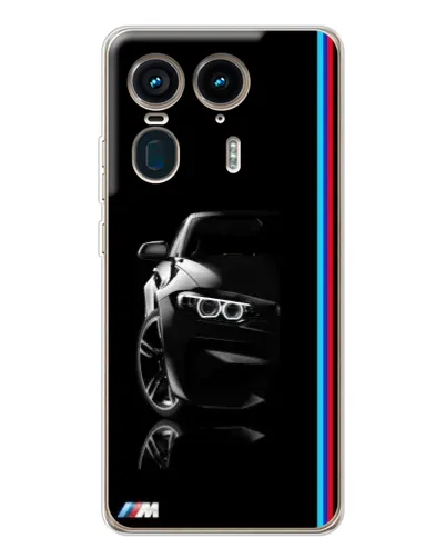 Чехол для Motorola Edge 50 Ultra с картинкой «Силуэт BMW в темноте» Чехол для Motorola Edge 50 Ultra с картинкой «Силуэт BMW в темноте»