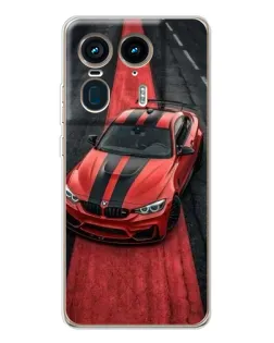 Чехол для Motorola Edge 50 Ultra с картинкой «BMW на красной дорожке»