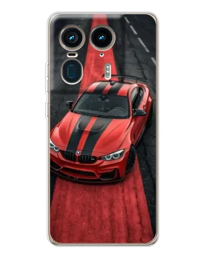 Чехол для Motorola Edge 50 Ultra с картинкой «BMW на красной дорожке» Чехол для Motorola Edge 50 Ultra с картинкой «BMW на красной дорожке»