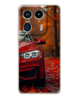 Чехол для Motorola Edge 50 Ultra с картинкой «Осенняя BMW M4»