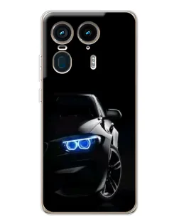 Чохол для Motorola Edge 50 Ultra з картинкою «BMW — нічний погляд»