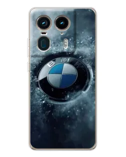 Чохол для Motorola Edge 50 Ultra з картинкою «Логотип BMW — лід»
