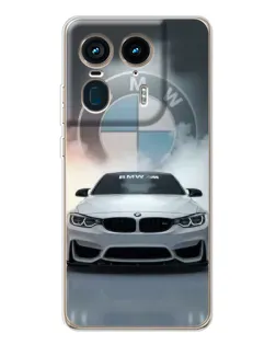 Чохол для Motorola Edge 50 Ultra з картинкою «BMW в білому диму»
