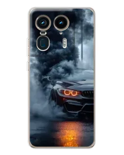 Чохол для Motorola Edge 50 Ultra з картинкою «BMW M-Power — абстракція»