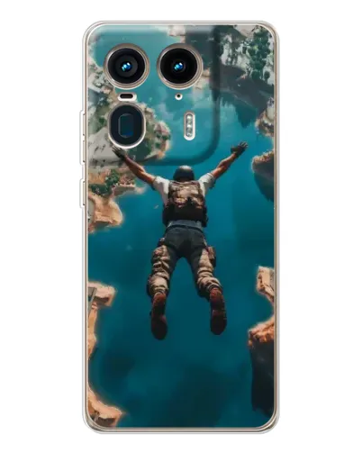 Чехол для Motorola Edge 50 Ultra с картинкой «PUBG — свободное падение» Чехол для Motorola Edge 50 Ultra с картинкой «PUBG — свободное падение»