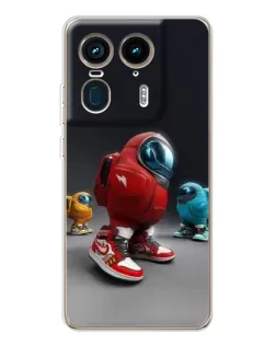 Чехол для Motorola Edge 50 Ultra с картинкой «Among Us — 3D стиль»