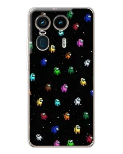 Чехол для Motorola Edge 50 Ultra с картинкой «Экипаж Among Us»
