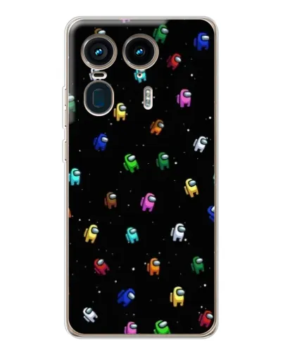 Чехол для Motorola Edge 50 Ultra с картинкой «Экипаж Among Us»