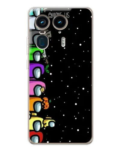 Чехол для Motorola Edge 50 Ultra с картинкой «Команда Among Us»