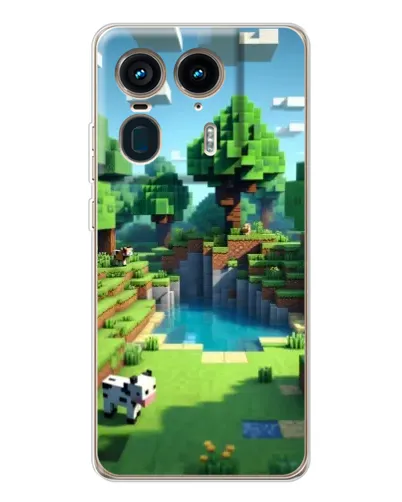 Чехол для Motorola Edge 50 Ultra с картинкой «Minecraft летний день» Чехол для Motorola Edge 50 Ultra с картинкой «Minecraft летний день»