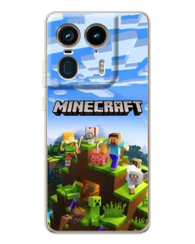 Чехол для Motorola Edge 50 Ultra с картинкой «Minecraft классический мир» Чехол для Motorola Edge 50 Ultra с картинкой «Minecraft классический мир»