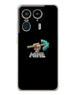 Чехол для Motorola Edge 50 Ultra с картинкой «Алмазная кирка»