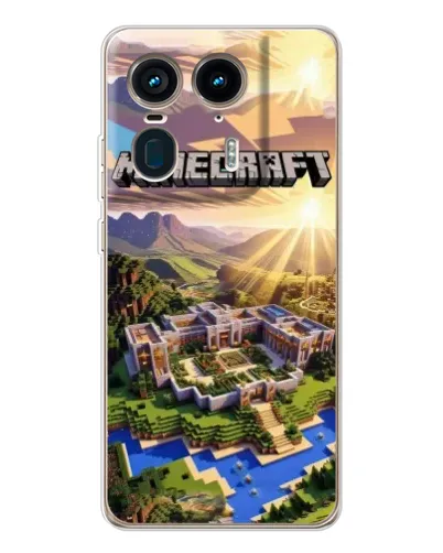 Чехол для Motorola Edge 50 Ultra с картинкой «Minecraft панорама» Чехол для Motorola Edge 50 Ultra с картинкой «Minecraft панорама»