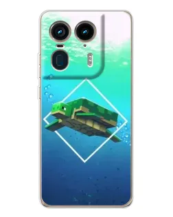 Чохол для Motorola Edge 50 Ultra з картинкою «Черепаха Minecraft» Чохол для Motorola Edge 50 Ultra з картинкою «Черепаха Minecraft»