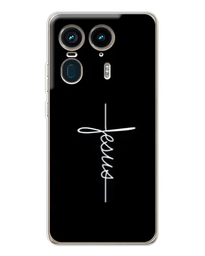 Чехол для Motorola Edge 50 Ultra с картинкой «Тонкая линия веры»