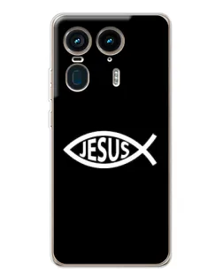 Чехол для Motorola Edge 50 Ultra с картинкой «Классический Jesus»