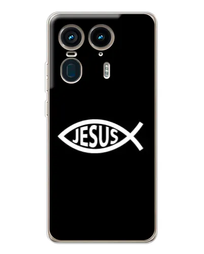 Чехол для Motorola Edge 50 Ultra с картинкой «Классический Jesus»