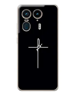 Чохол для Motorola Edge 50 Ultra з картинкою «Тонкий хрест»
