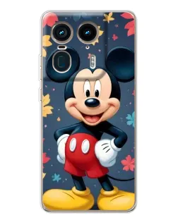 Чехол для Motorola Edge 50 Ultra с картинкой «Осенний Mickey Mouse»