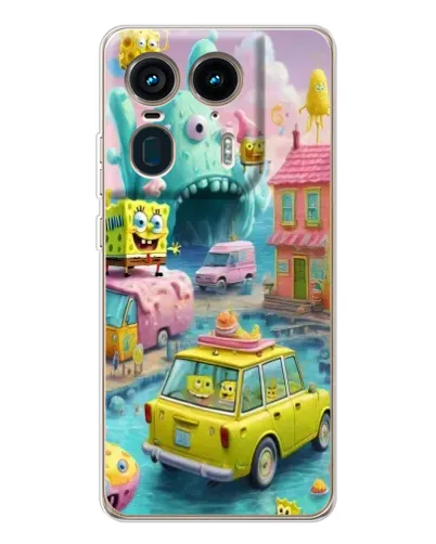 Чехол для Motorola Edge 50 Ultra с картинкой «Монстр-трак приключения»