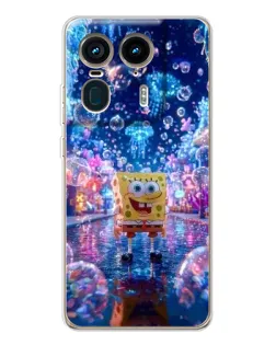 Чехол для Motorola Edge 50 Ultra с картинкой «Неоновый океан»