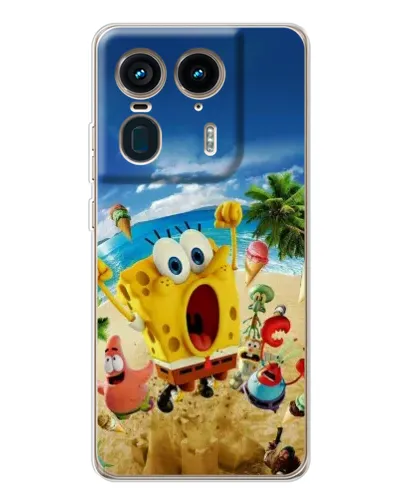 Чехол для Motorola Edge 50 Ultra с картинкой «Развлечения на пляже»