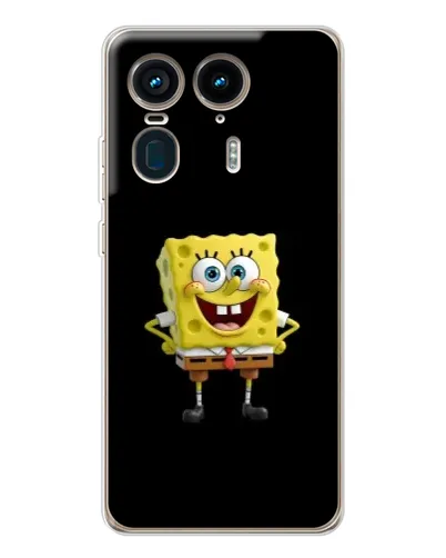 Чехол для Motorola Edge 50 Ultra с картинкой «Классический Губка Боб»
