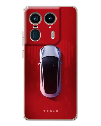 Чехол для Motorola Edge 50 Ultra с картинкой «Tesla Top View» Чехол для Motorola Edge 50 Ultra с картинкой «Tesla Top View»