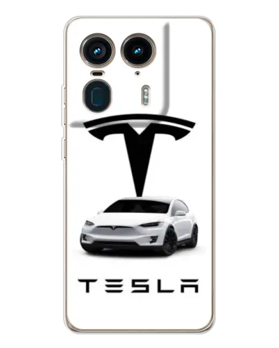 Чехол для Motorola Edge 50 Ultra с картинкой «Tesla White Style» Чехол для Motorola Edge 50 Ultra с картинкой «Tesla White Style»