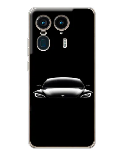 Чехол для Motorola Edge 50 Ultra с картинкой «Фары Tesla Night» Чехол для Motorola Edge 50 Ultra с картинкой «Фары Tesla Night»
