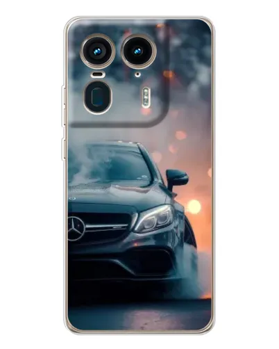 Чехол для Motorola Edge 50 Ultra с картинкой «Mercedes — ночной город» Чехол для Motorola Edge 50 Ultra с картинкой «Mercedes — ночной город»
