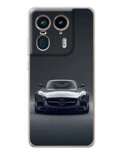 Чехол для Motorola Edge 50 Ultra с картинкой «Mercedes на черном» Чехол для Motorola Edge 50 Ultra с картинкой «Mercedes на черном»