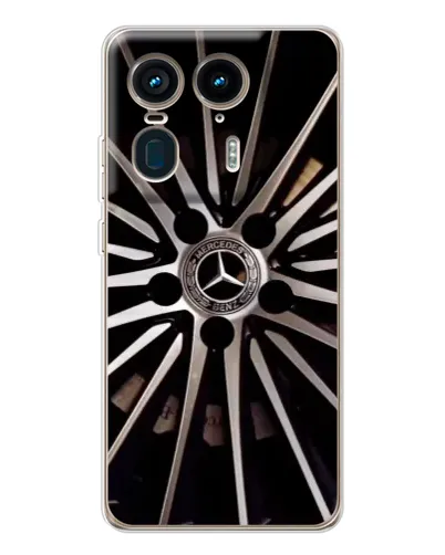 Чехол для Motorola Edge 50 Ultra с картинкой «Диск Mercedes» Чехол для Motorola Edge 50 Ultra с картинкой «Диск Mercedes»