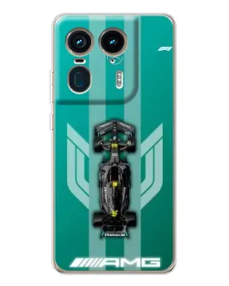 Чехол для Motorola Edge 50 Ultra с картинкой «Mercedes AMG Petronas»