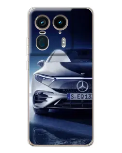Чехол для Motorola Edge 50 Ultra с картинкой «Mercedes EQ — будущее»