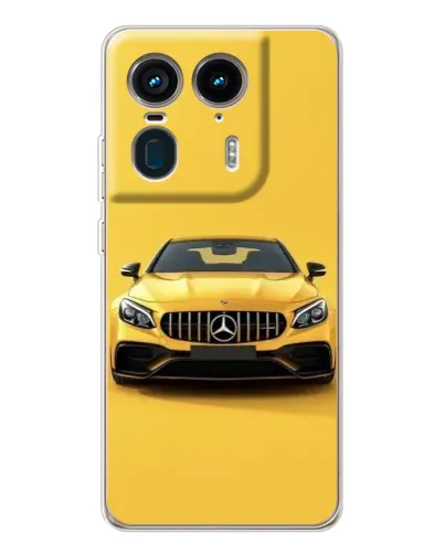 Чехол для Motorola Edge 50 Ultra с картинкой «Желтый Mercedes GT» Чехол для Motorola Edge 50 Ultra с картинкой «Желтый Mercedes GT»