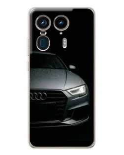 Чехол для Motorola Edge 50 Ultra с картинкой «Audi — детализация кузова»
