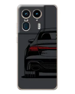 Чехол для Motorola Edge 50 Ultra с картинкой «Задняя часть Audi — арт»
