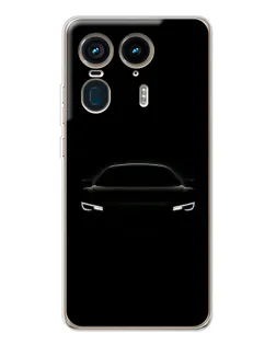 Чехол для Motorola Edge 50 Ultra с картинкой «Взгляд Audi в темноте»