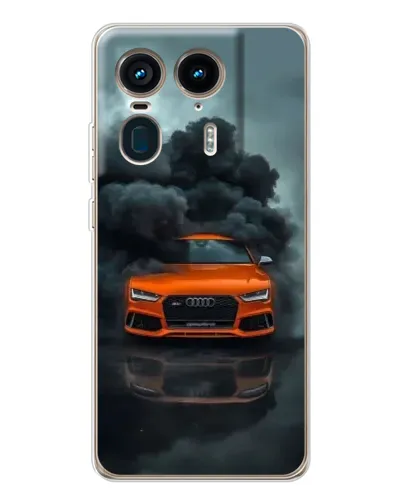 Чехол для Motorola Edge 50 Ultra с картинкой «Audi в облаках дыма» Чехол для Motorola Edge 50 Ultra с картинкой «Audi в облаках дыма»