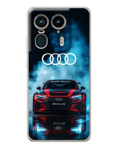 Чехол для Motorola Edge 50 Ultra с картинкой «Audi Sport — неон» Чехол для Motorola Edge 50 Ultra с картинкой «Audi Sport — неон»